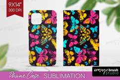 Neon Halloween Phone Case PNG - Spooky Case PNG Sublimation Product Image 1