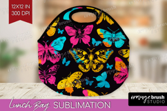 Neon Halloween Lunch Bag - Spooky Lunch Bug PNG Sublimation Product Image 1