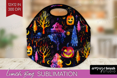 Neon Halloween Lunch Bag - Spooky Lunch Bug PNG Sublimation Product Image 1