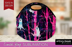 Neon Halloween Lunch Bag - Spooky Lunch Bug PNG Sublimation Product Image 1