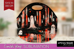 Neon Halloween Lunch Bag - Spooky Lunch Bug PNG Sublimation Product Image 1