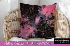 Neon Halloween Pillow Sublimation - Spooky Pillow Cover Product Image 1