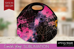 Neon Halloween Lunch Bag - Spooky Lunch Bug PNG Sublimation Product Image 1