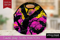 Neon Halloween Lunch Bag - Spooky Lunch Bug PNG Sublimation Product Image 1
