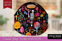 Neon Halloween Lunch Bag - Spooky Lunch Bug PNG Sublimation Product Image 1