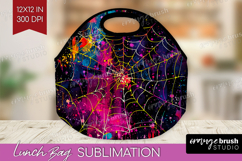 Neon Halloween Lunch Bag - Spooky Lunch Bug PNG Sublimation Product Image 1