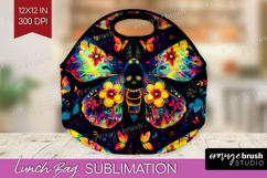 Neon Halloween Lunch Bag - Spooky Lunch Bug PNG Sublimation Product Image 1