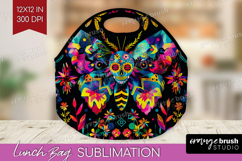 Neon Halloween Lunch Bag - Spooky Lunch Bug PNG Sublimation Product Image 1