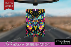 Neon Halloween Air Freshener PNG - Spooky PNG Sublimation Product Image 1