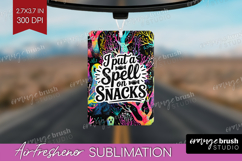 Sarcastic Quote Air Freshener PNG - Halloween PNG Product Image 1