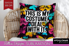 Sarcastic Quote Pillow Sublimation - Halloween Pillow Cover Product Image 1