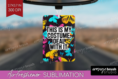 Sarcastic Quote Air Freshener PNG - Halloween PNG Product Image 1