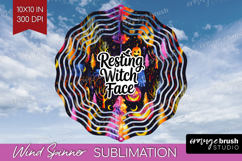 Sarcastic Quote Wind Spinner Sublimation PNG - Halloween Product Image 1