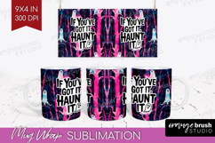Sarcastic Quote Mug Wrap - Halloween Mug PNG Sublimation Product Image 1