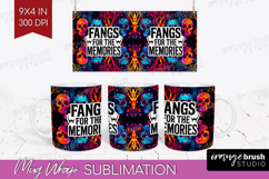 Sarcastic Quote Mug Wrap - Halloween Mug PNG Sublimation Product Image 1