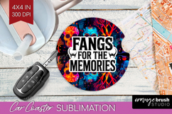 Sarcastic Quote Car Coaster - Halloween Coaster PNG Product Image 1