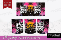 Sarcastic Quote Mug Wrap - Halloween Mug PNG Sublimation Product Image 1