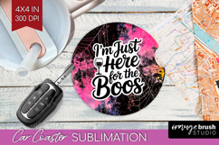 Sarcastic Quote Car Coaster - Halloween Coaster PNG Product Image 1