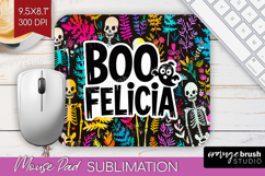 Sarcastic Quote Mouse Pad Sublimation - Halloween Mousepad Product Image 1