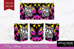 Sarcastic Quote Mug Wrap - Halloween Mug PNG Sublimation Product Image 1