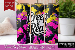 Sarcastic Quote Tumbler Wrap - Halloween Tumbler PNG Product Image 1