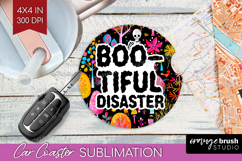 Sarcastic Quote Car Coaster - Halloween Coaster PNG Product Image 1