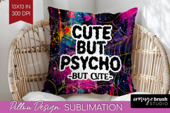 Sarcastic Quote Pillow Sublimation - Halloween Pillow Cover Product Image 1