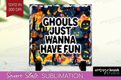 Sarcastic Quote Slate PNG - Halloween Square Slate Product Image 1