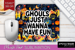 Sarcastic Quote Mouse Pad Sublimation - Halloween Mousepad Product Image 1