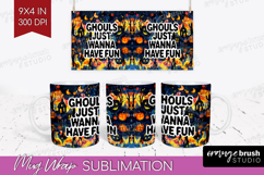 Sarcastic Quote Mug Wrap - Halloween Mug PNG Sublimation Product Image 1