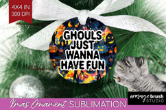 Sarcastic Quote Ornament PNG - Halloween PNG Sublimation Product Image 1