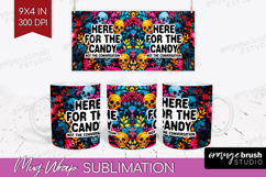 Sarcastic Quote Mug Wrap - Halloween Mug PNG Sublimation Product Image 1