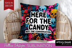 Sarcastic Quote Pillow Sublimation - Halloween Pillow Cover Product Image 1