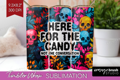 Sarcastic Quote Tumbler Wrap - Halloween Tumbler PNG Product Image 1