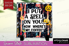 Sarcastic Quote Slate PNG - Halloween Square Slate Product Image 1