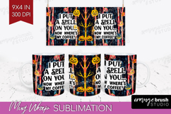 Sarcastic Quote Mug Wrap - Halloween Mug PNG Sublimation Product Image 1