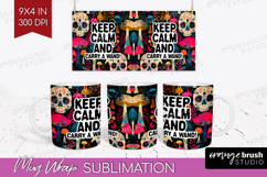 Sarcastic Quote Mug Wrap - Halloween Mug PNG Sublimation Product Image 1