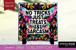 Sarcastic Quote Slate PNG - Halloween Square Slate Product Image 1