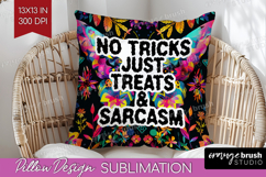 Sarcastic Quote Pillow Sublimation - Halloween Pillow Cover Product Image 1