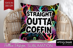 Sarcastic Quote Pillow Sublimation - Halloween Pillow Cover Product Image 1