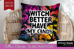 Sarcastic Quote Pillow Sublimation - Halloween Pillow Cover Product Image 1