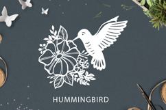 Hummingbird SVG / Hummingbird SVG paper cut / cricut Product Image 1