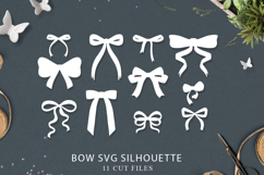 Bow svg bundle silhouette / Bow laser cut file Product Image 1