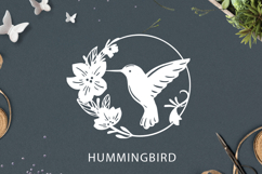 Hummingbird SVG / Hummingbird SVG paper cut / cricut Product Image 1