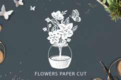 Paper cut flowers / Flowers SVG File Product Image 1