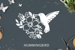 Hummingbird SVG / Hummingbird SVG paper cut / cricut Product Image 1