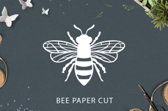 Bee SVG / Bee SVG paper cut / bee for cutting machine Product Image 1