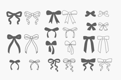 Bow svg bundle silhouette / Bow laser cut file Product Image 2