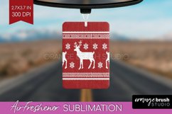 Nordic Christmas Air Freshener PNG - Winter Car Freshener Product Image 1