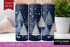 Nordic Christmas Tumbler Wrap - Winter Tumbler PNG Product Image 1